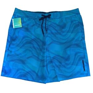 Seadoo Men's Classic Board Shorts Blue Waves